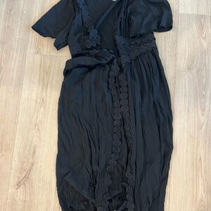 Black Lace Coverup Dress